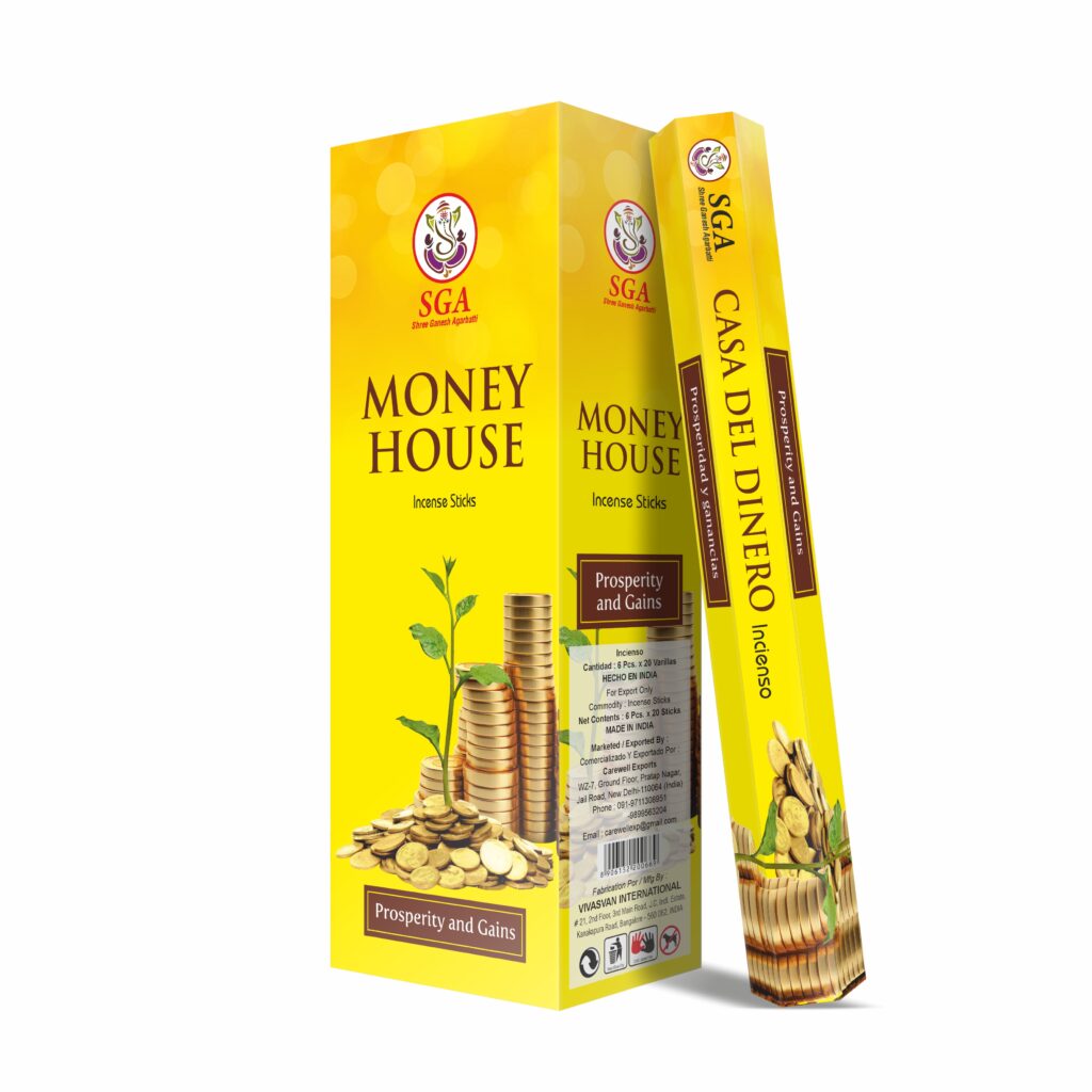incienso para atraer dinero SGA próspero aroma envolvente 20 varillas