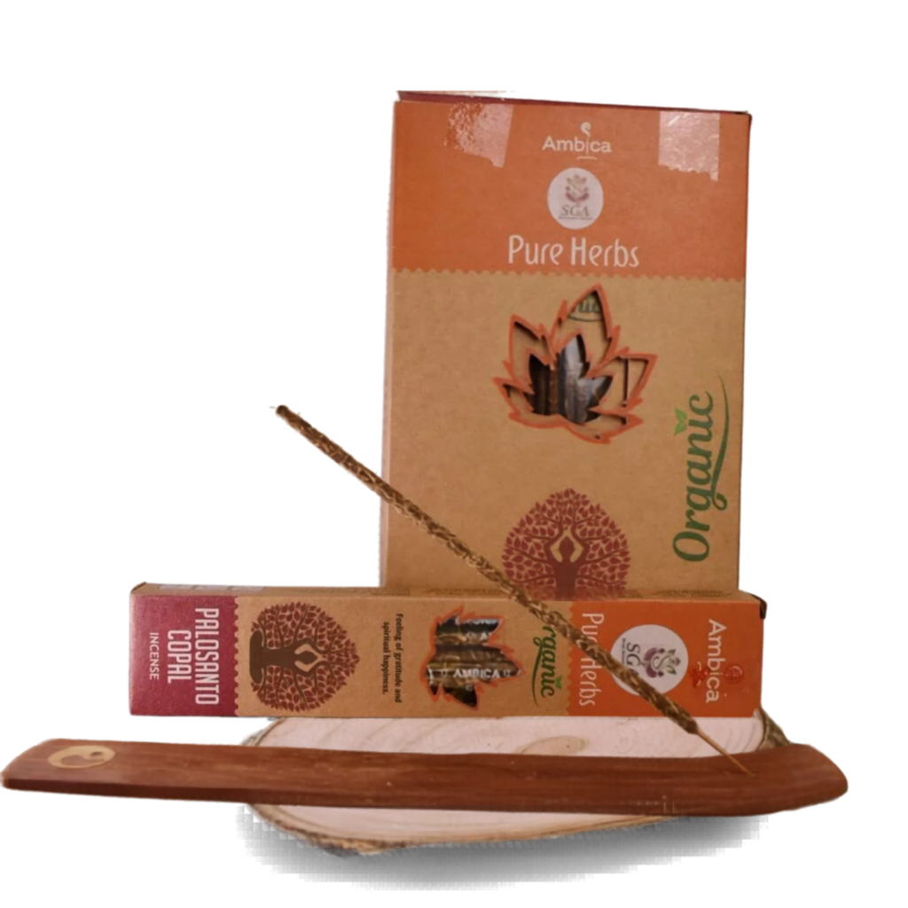 incienso smudge palo santo y copal SGA resinoso ceremonial 22g