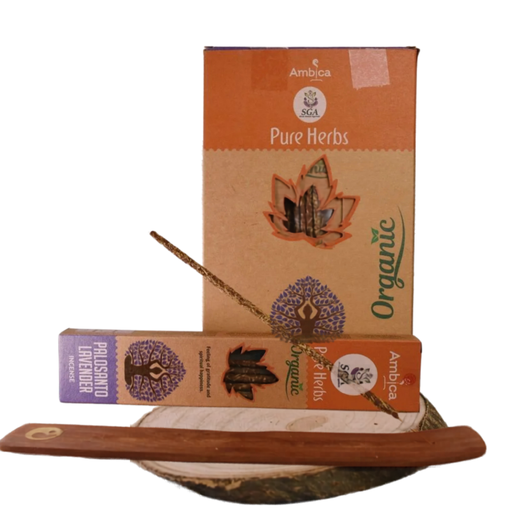 incienso smudge palo santo y lavanda SGA relajante floral 22g