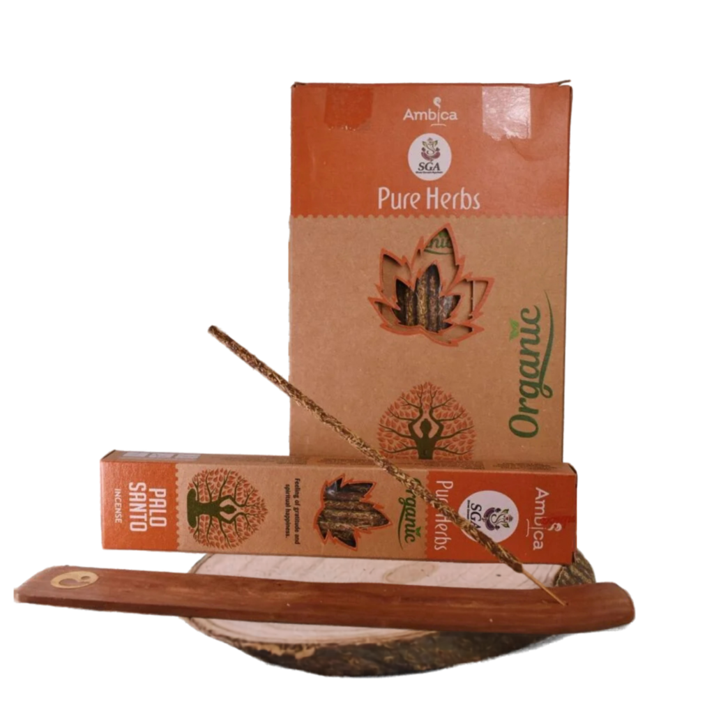 incienso smudge de palo santo SGA cálido amaderado 22g
